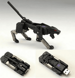 USB флашка робот черна пантера 32гб