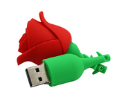 USB Флашка червена роза 32гб