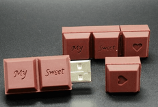 USB Флашка парче шоколад 32гб