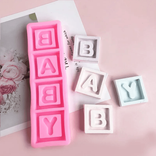 Силиконов молд с букви "BABY"